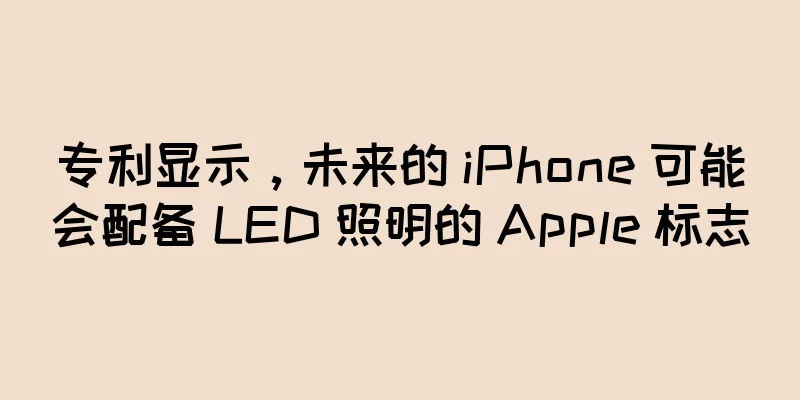 专利显示，未来的 iPhone 可能会配备 LED 照明的 Apple 标志