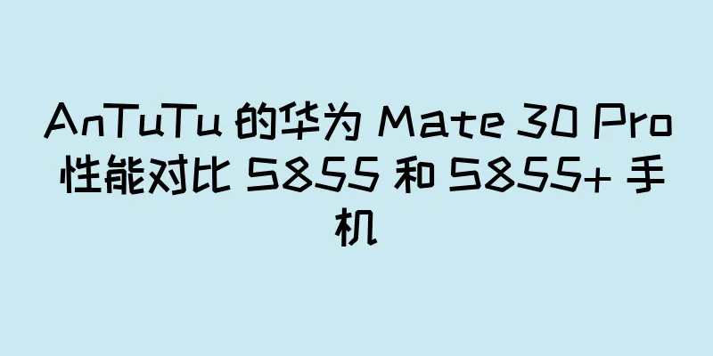 AnTuTu 的华为 Mate 30 Pro 性能对比 S855 和 S855+ 手机
