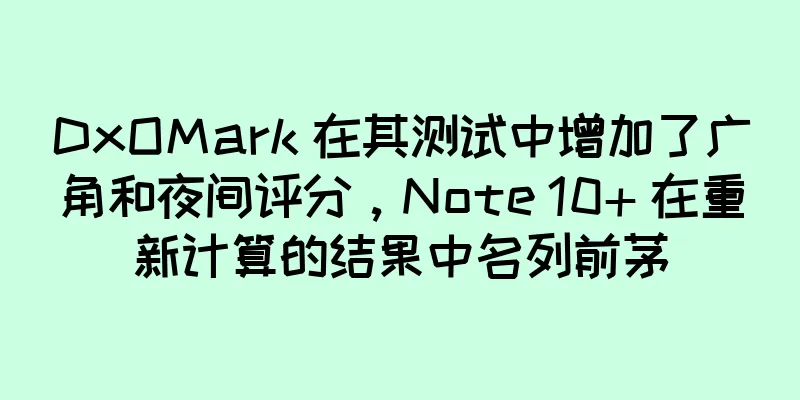 DxOMark 在其测试中增加了广角和夜间评分，Note 10+ 在重新计算的结果中名列前茅