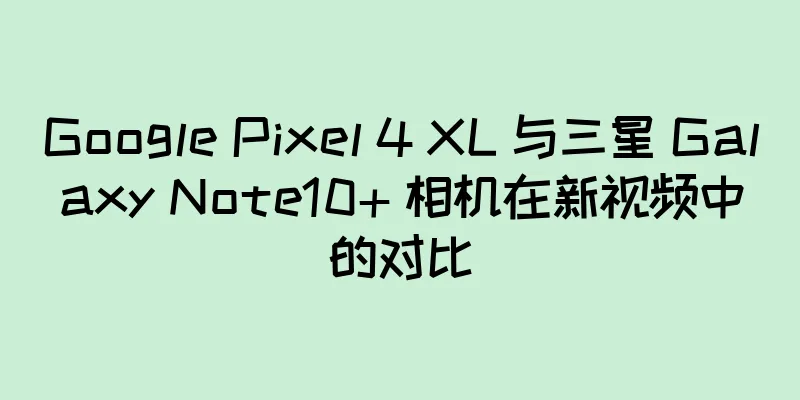 Google Pixel 4 XL 与三星 Galaxy Note10+ 相机在新视频中的对比