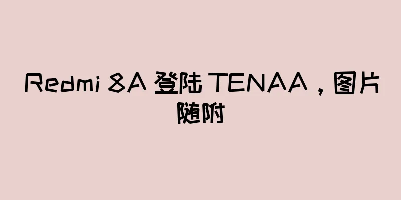 Redmi 8A 登陆 TENAA，图片随附