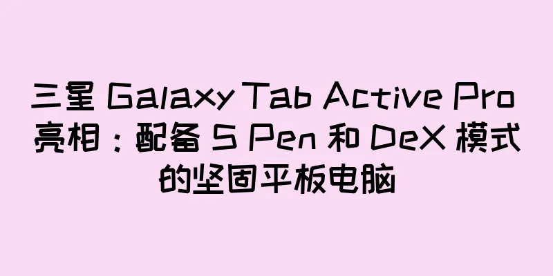 三星 Galaxy Tab Active Pro 亮相：配备 S Pen 和 DeX 模式的坚固平板电脑
