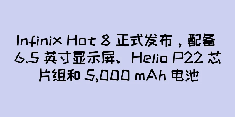 Infinix Hot 8 正式发布，配备 6.5 英寸显示屏、Helio P22 芯片组和 5,000 mAh 电池