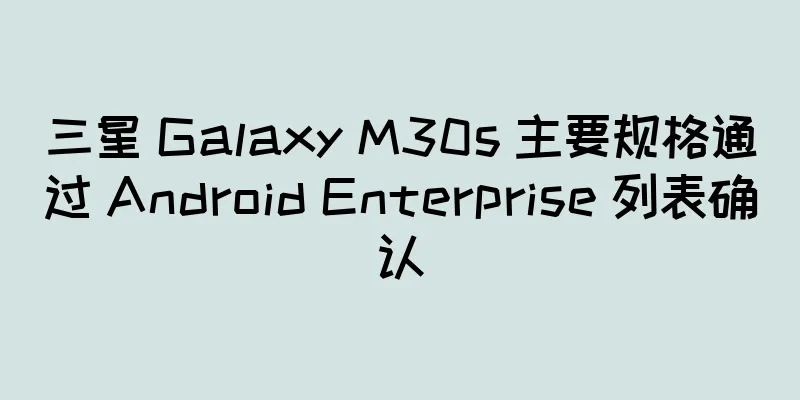 三星 Galaxy M30s 主要规格通过 Android Enterprise 列表确认