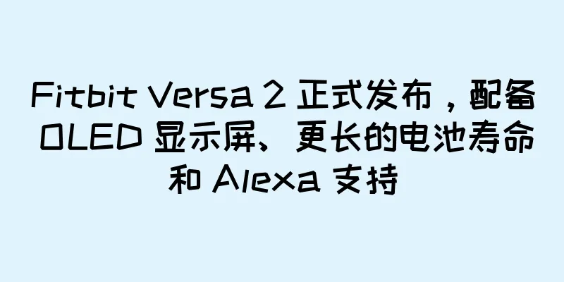 Fitbit Versa 2 正式发布，配备 OLED 显示屏、更长的电池寿命和 Alexa 支持
