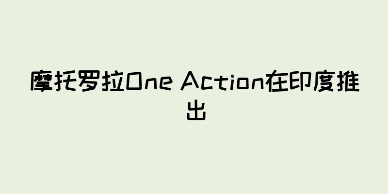 摩托罗拉One Action在印度推出