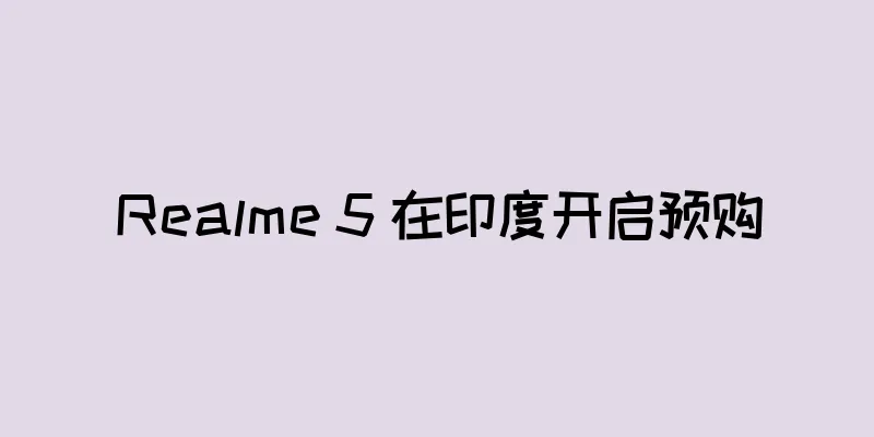 Realme 5 在印度开启预购