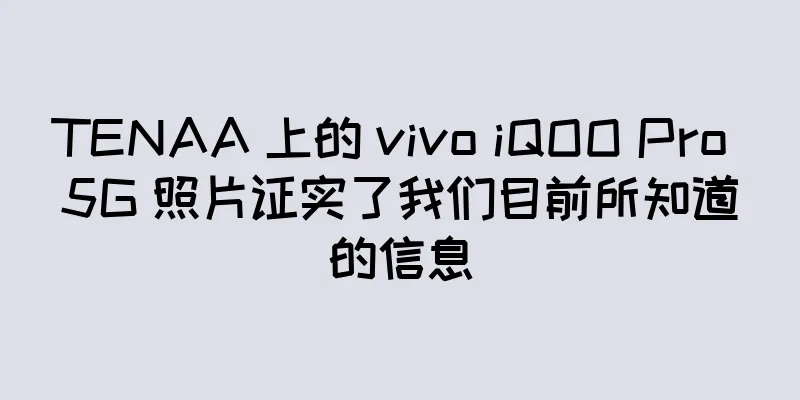 TENAA 上的 vivo iQOO Pro 5G 照片证实了我们目前所知道的信息
