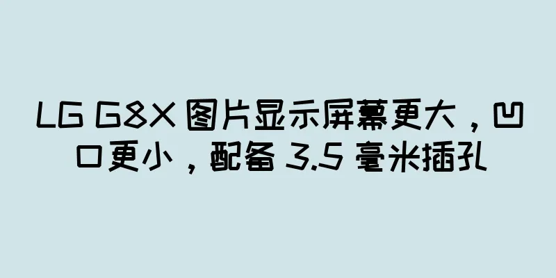LG G8X 图片显示屏幕更大，凹口更小，配备 3.5 毫米插孔