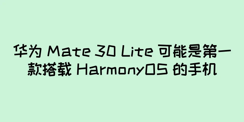 华为 Mate 30 Lite 可能是第一款搭载 HarmonyOS 的手机