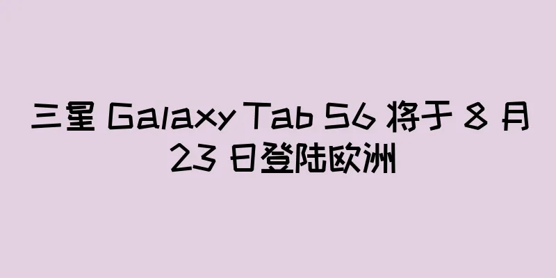 三星 Galaxy Tab S6 将于 8 月 23 日登陆欧洲