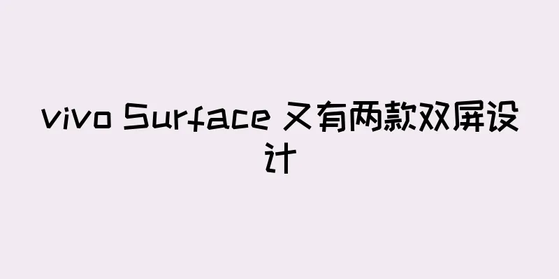 vivo Surface 又有两款双屏设计