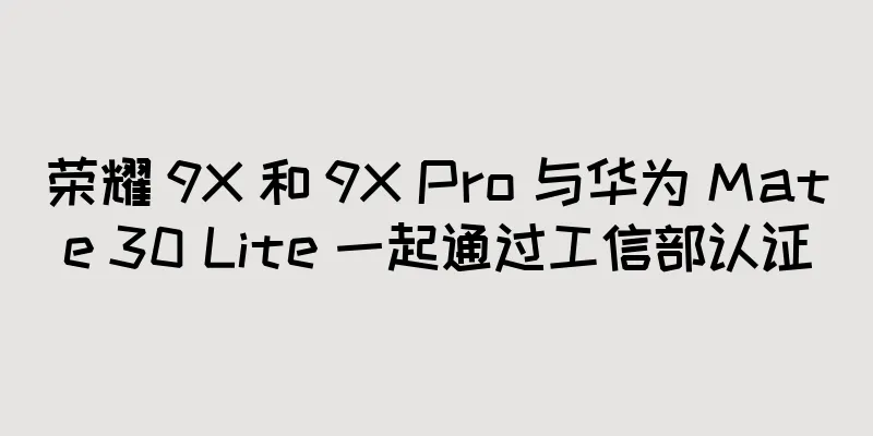 荣耀 9X 和 9X Pro 与华为 Mate 30 Lite 一起通过工信部认证