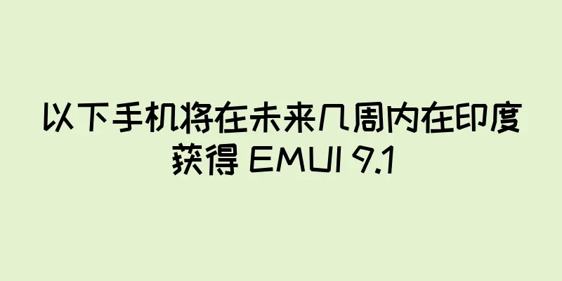 以下手机将在未来几周内在印度获得 EMUI 9.1