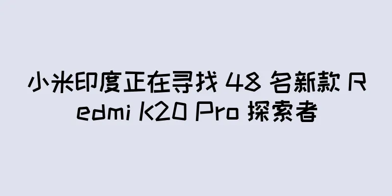 小米印度正在寻找 48 名新款 Redmi K20 Pro 探索者