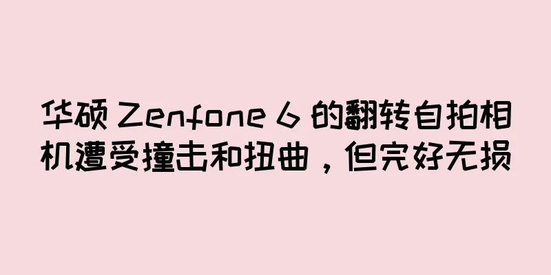 华硕 Zenfone 6 的翻转自拍相机遭受撞击和扭曲，但完好无损