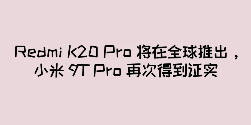 Redmi K20 Pro 将在全球推出，小米 9T Pro 再次得到证实