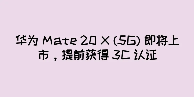 华为 Mate 20 X (5G) 即将上市，提前获得 3C 认证