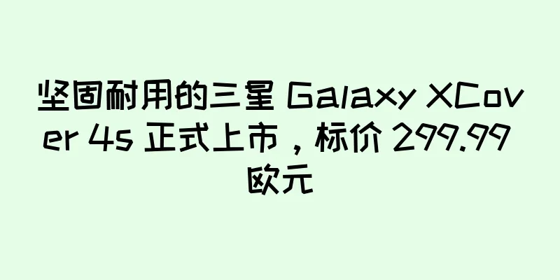 坚固耐用的三星 Galaxy XCover 4s 正式上市，标价 299.99 欧元