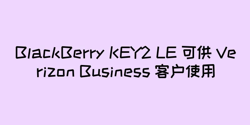BlackBerry KEY2 LE 可供 Verizon Business 客户使用