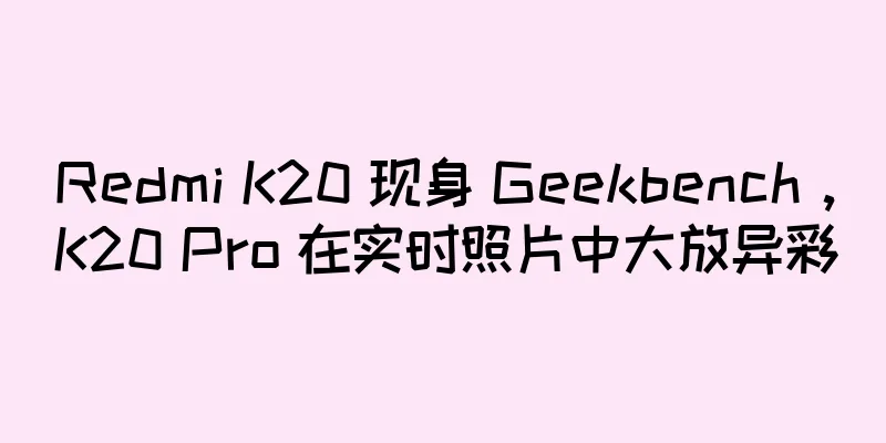 Redmi K20 现身 Geekbench，K20 Pro 在实时照片中大放异彩