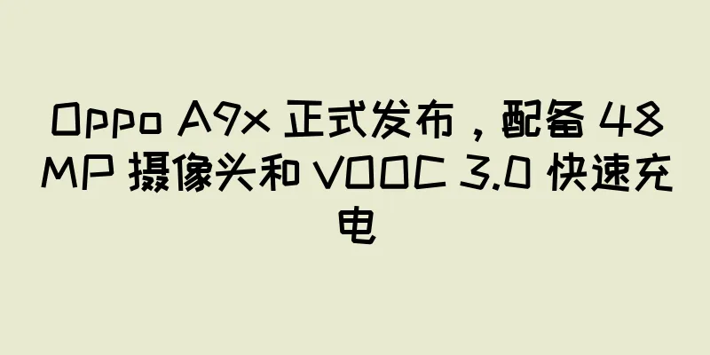 Oppo A9x 正式发布，配备 48MP 摄像头和 VOOC 3.0 快速充电
