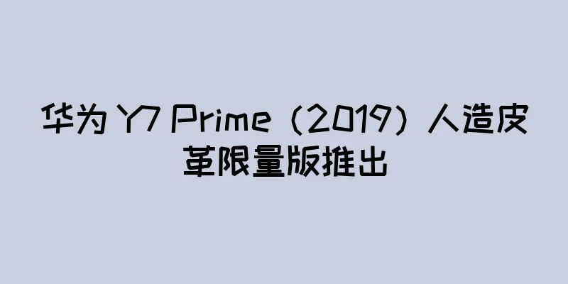 华为 Y7 Prime（2019）人造皮革限量版推出