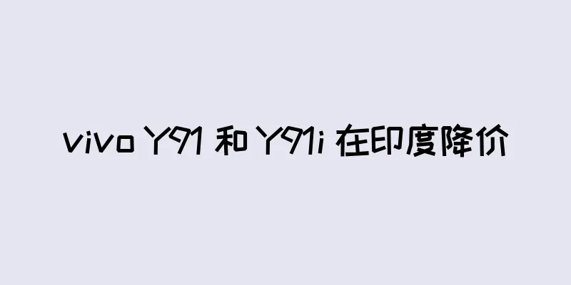 vivo Y91 和 Y91i 在印度降价