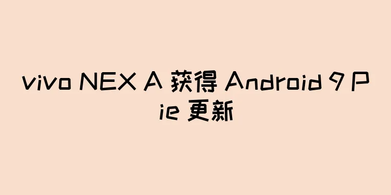 vivo NEX A 获得 Android 9 Pie 更新