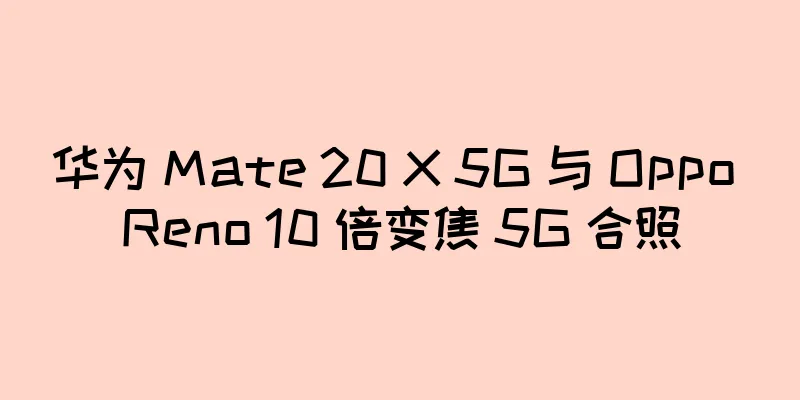 华为 Mate 20 X 5G 与 Oppo Reno 10 倍变焦 5G 合照