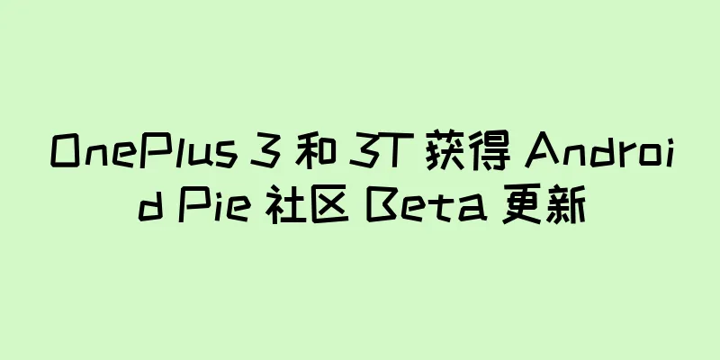 OnePlus 3 和 3T 获得 Android Pie 社区 Beta 更新