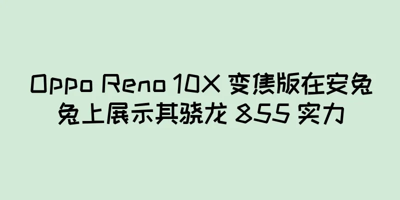 Oppo Reno 10X 变焦版在安兔兔上展示其骁龙 855 实力