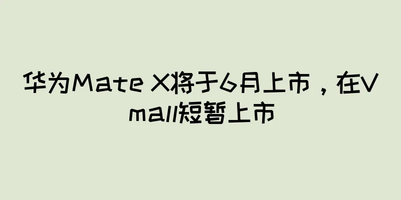 华为Mate X将于6月上市，在Vmall短暂上市
