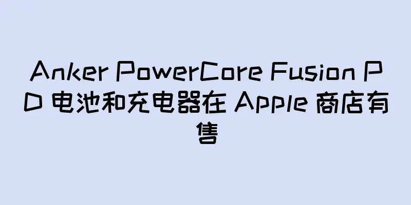 Anker PowerCore Fusion PD 电池和充电器在 Apple 商店有售