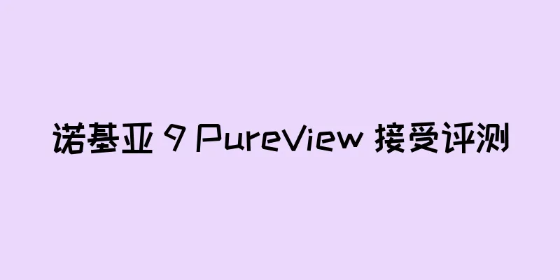 诺基亚 9 PureView 接受评测