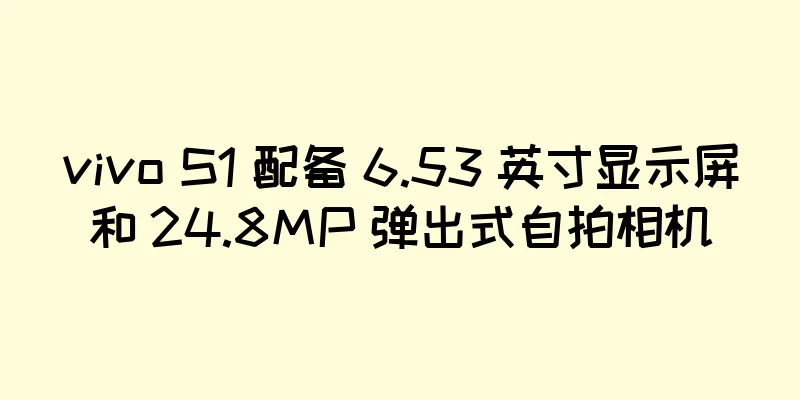 vivo S1 配备 6.53 英寸显示屏和 24.8MP 弹出式自拍相机