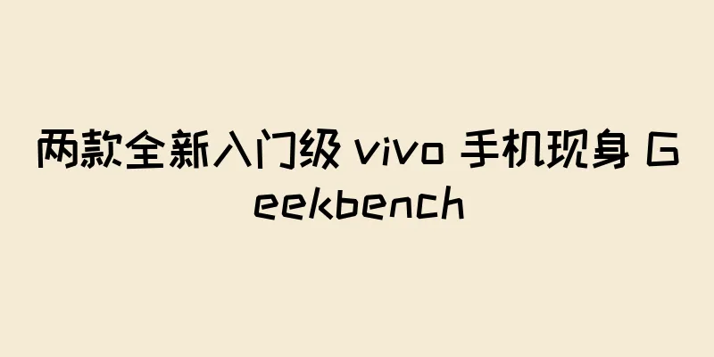 两款全新入门级 vivo 手机现身 Geekbench