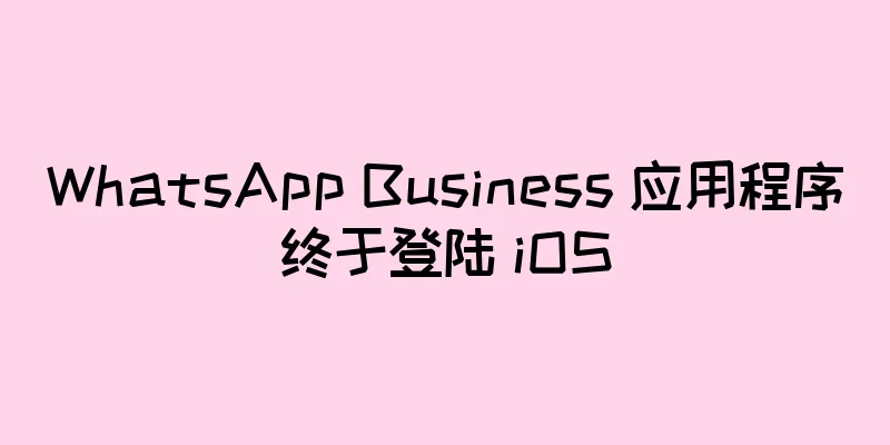 WhatsApp Business 应用程序终于登陆 iOS