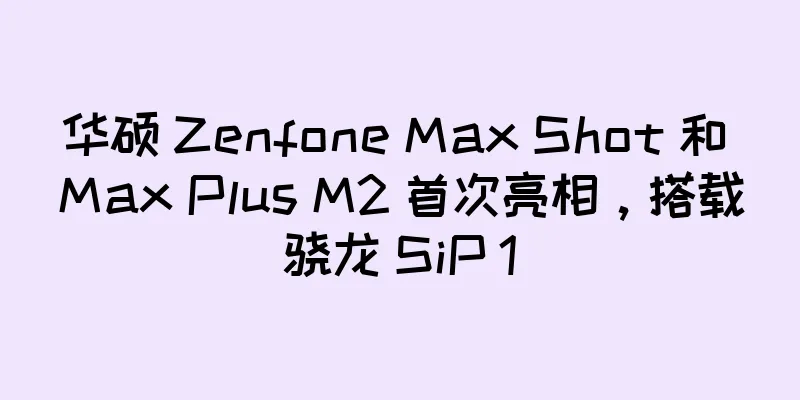 华硕 Zenfone Max Shot 和 Max Plus M2 首次亮相，搭载骁龙 SiP 1
