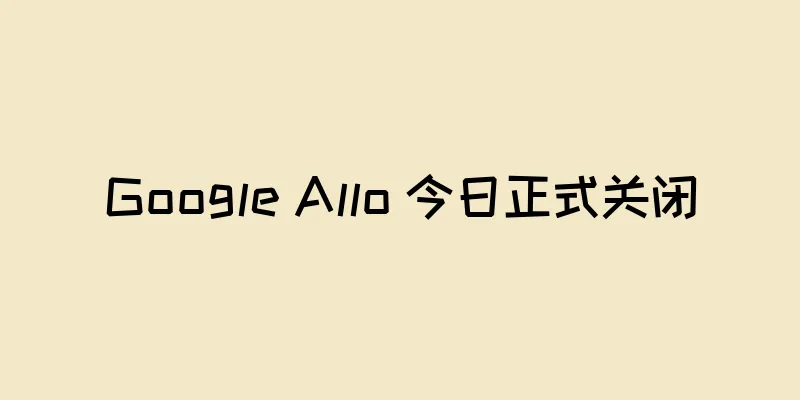 Google Allo 今日正式关闭
