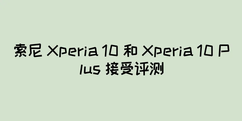 索尼 Xperia 10 和 Xperia 10 Plus 接受评测