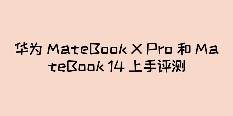 华为 MateBook X Pro 和 MateBook 14 上手评测