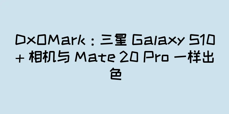 DxOMark：三星 Galaxy S10+ 相机与 Mate 20 Pro 一样出色