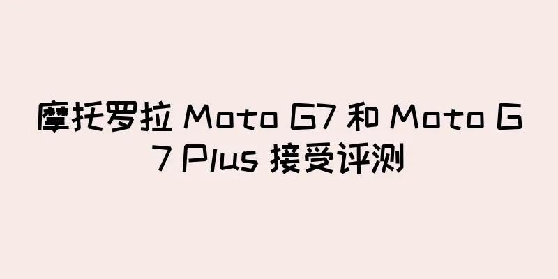 摩托罗拉 Moto G7 和 Moto G7 Plus 接受评测