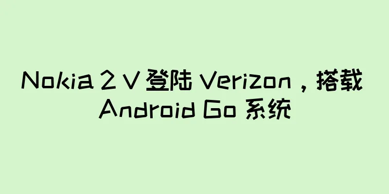 Nokia 2 V 登陆 Verizon，搭载 Android Go 系统
