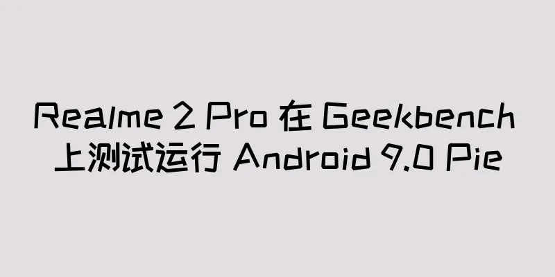 Realme 2 Pro 在 Geekbench 上测试运行 Android 9.0 Pie