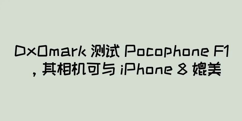 DxOmark 测试 Pocophone F1，其相机可与 iPhone 8 媲美