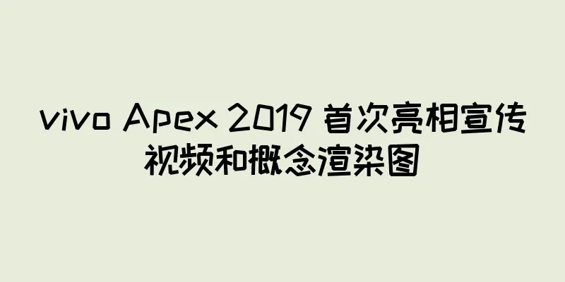 vivo Apex 2019 首次亮相宣传视频和概念渲染图