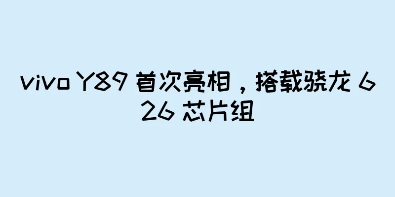 vivo Y89 首次亮相，搭载骁龙 626 芯片组