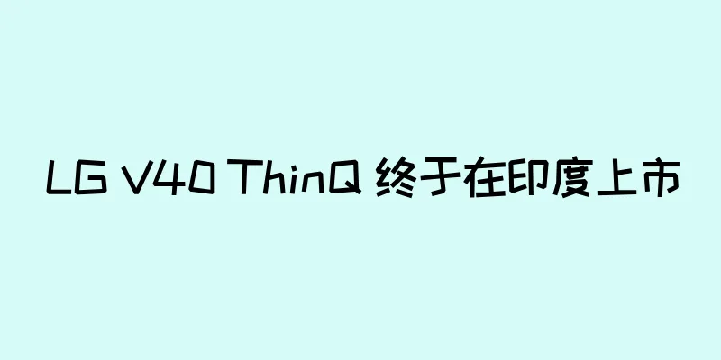 LG V40 ThinQ 终于在印度上市